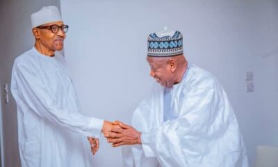  Ganduje leads top APC officials to Buhari s residence reacts to Atiku s visit 