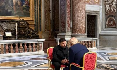  Trump Zelensky brainstorm during Pope Francis s funeral 