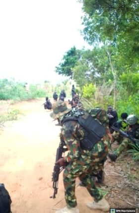 Security forces dismantle notorious 8216 unknown gunmen 8217 camp after 6 hours gun battle Security forces dismantle notorious unknown gunmen camp after 6 hours gun battle
