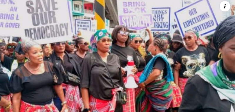 Rivers women stage protest demand reinstatement of Fubara Rivers women stage protest demand reinstatement of Fubara