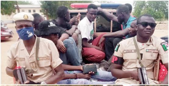 Nigeria Immigration Service sends 62 Mali nationals back to their country Nigeria Immigration Service sends 62 Mali nationals back to their country