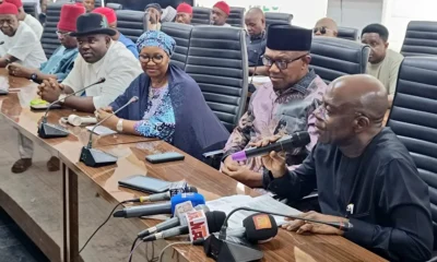 LP delegation led by Gov Otti visits INEC presents S Court judgment 