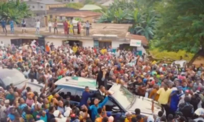  JUST IN Natasha defies curfew lands Sallah rally by helicopter 