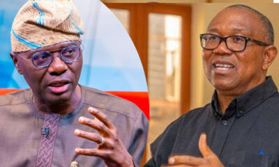  Sanwo Olu fires back at Peter Obi over comments made abroad 