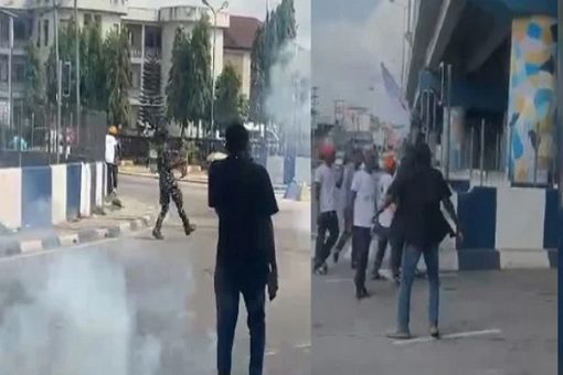 Police chase 8216 Take It Back 8217 protesters with teargas in Rivers Police chase Take It Back protesters with teargas in Rivers
