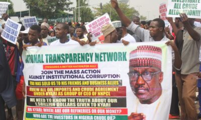  Protesters storm AGF s office demand prosecution of ex NNPCL boss Mele Kyari 