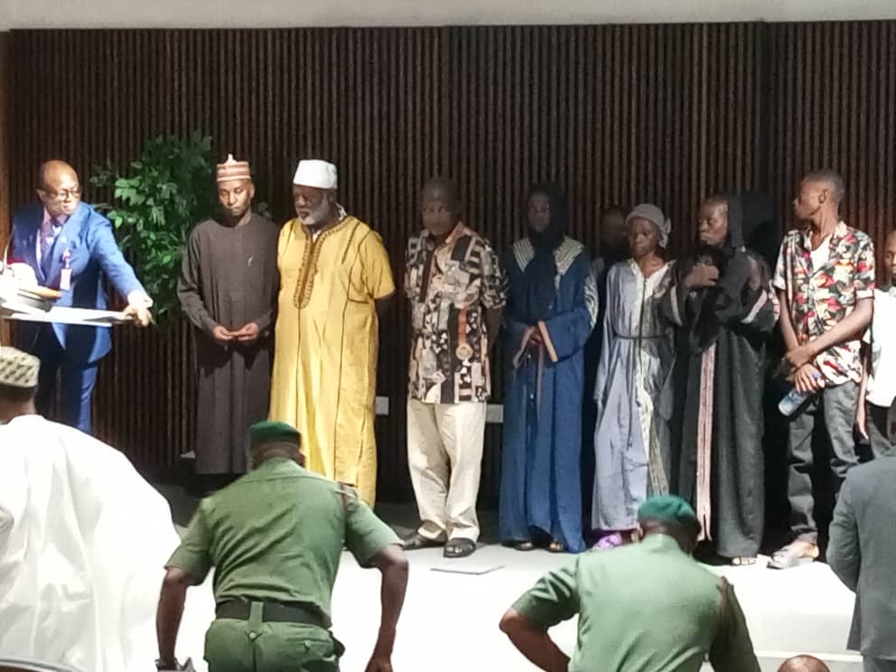 Abducted General ex ambassador other rescued kidnap victims handed over to NSA Abducted General ex ambassador other rescued kidnap victims handed over to NSA