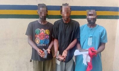  Police raid cultists meeting arrest 3 recover firearms 