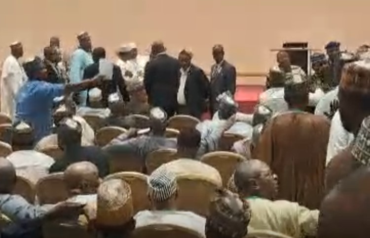 Chaos erupts as Jigawa delegates clash at anti Tinubu coalition meeting Chaos erupts as Jigawa delegates clash at anti Tinubu coalition meeting