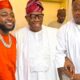  Davido Cubana Chiefpriest pay courtesy visit to Akpabio in Abuja 