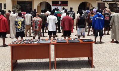  EFCC arrests 40 suspected Yahoo Boys in Nassarawa 