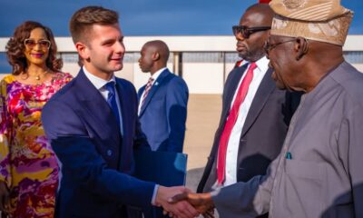  Tinubu arrives Rome for inauguration Mass of Pope Leo XIV 