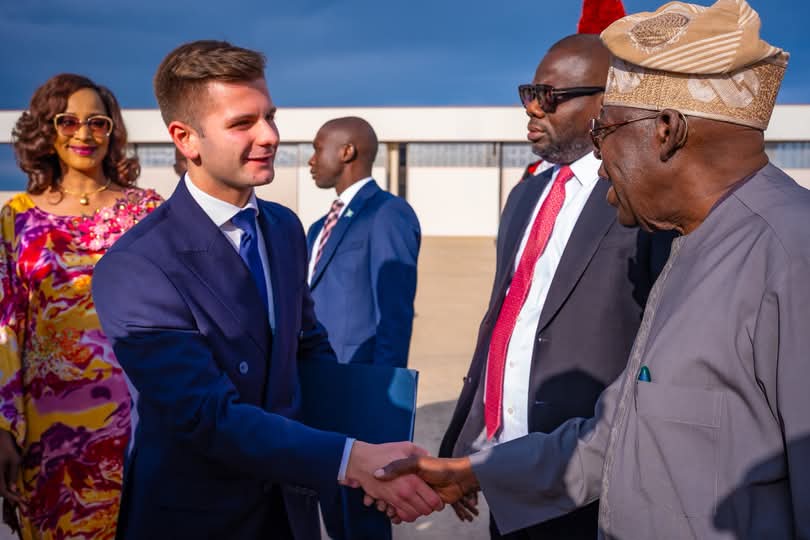 Tinubu arrives Rome for inauguration Mass of Pope Leo XIV Tinubu arrives Rome for inauguration Mass of Pope Leo XIV