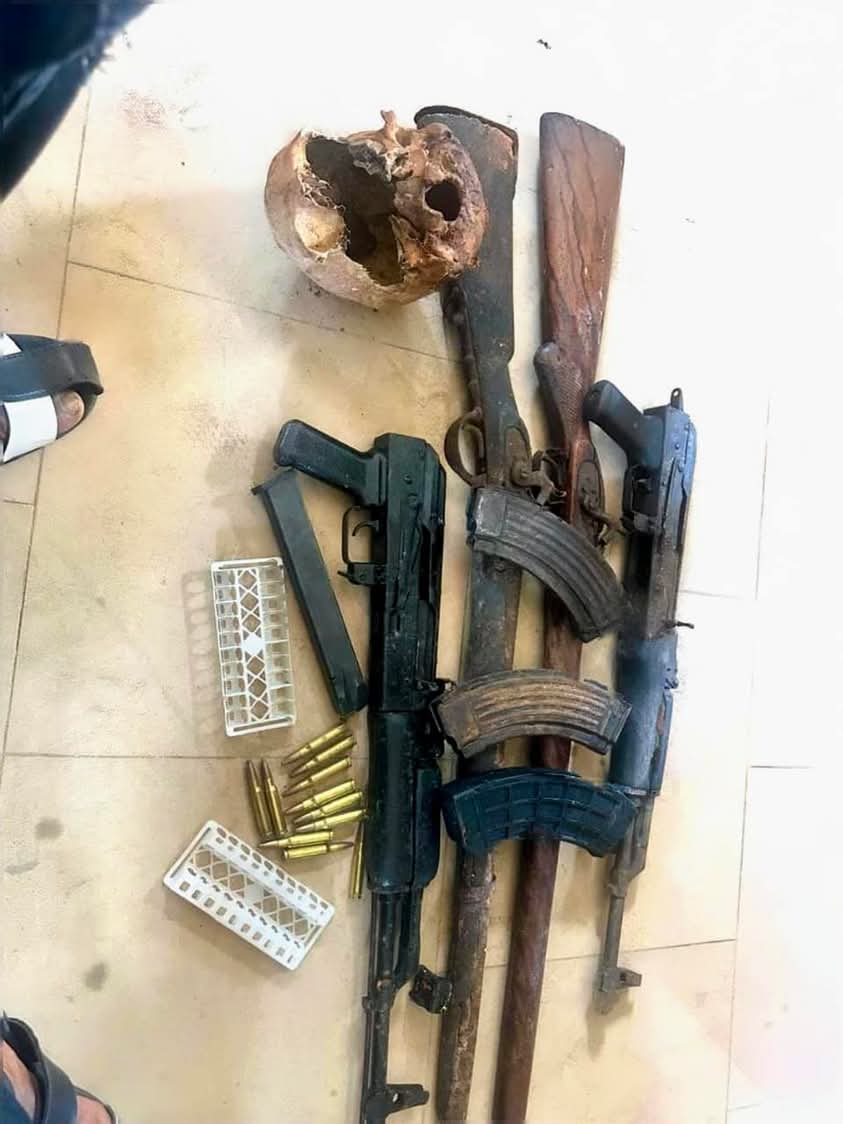 Police arrest dethroned Edo community leader 4 others recover arms human skull Police arrest dethroned Edo community leader 4 others recover arms human skull
