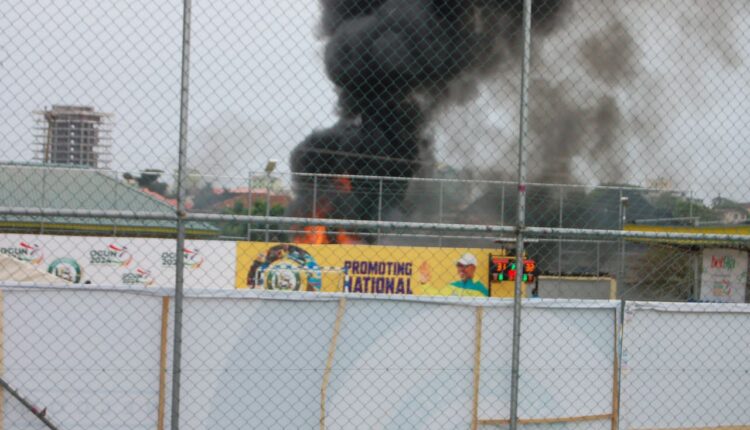 BREAKING Tension as gas explosion rocks Gateway games venue BREAKING Tension as gas explosion rocks Gateway games venue