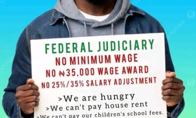  Federal judiciary workers cry out over non payment of wage awards salary adjustment 