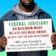Federal judiciary workers cry out over non payment of wage awards salary adjustment Federal judiciary workers cry out over non payment of wage awards salary adjustment