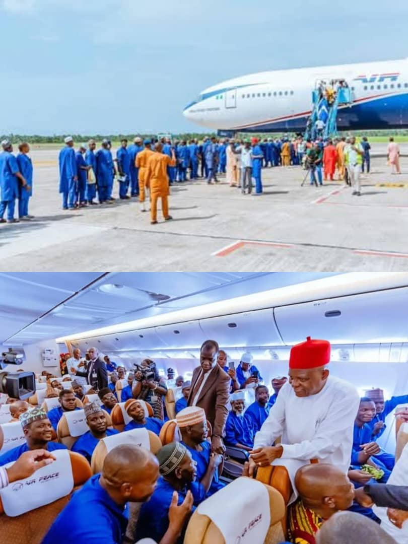 Shettima Sultan storm Owerri airport as Air Peace flies Hajj pilgrims to Saudi Arabia Shettima Sultan storm Owerri airport as Air Peace flies Hajj pilgrims to Saudi Arabia
