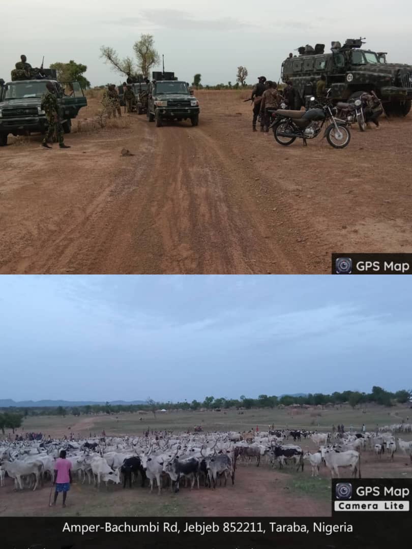  Troops recover 1 000 rustled cattle kill 2 bandits in Taraba Plateau gunfight 