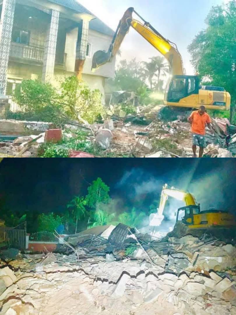 Alleged ritual murders Embattled native doctor s homes demolished Alleged ritual murders Embattled native doctor s homes demolished