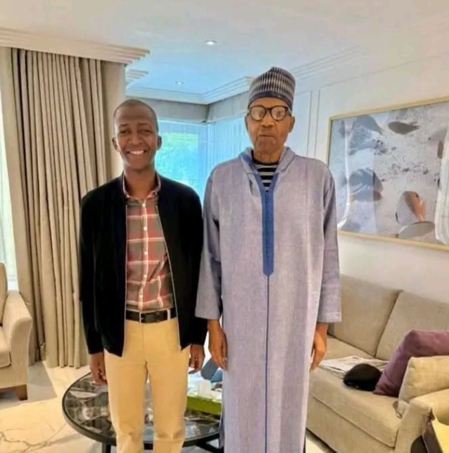 Ex EFCC chairman Bawa visits Buhari in London Ex EFCC chairman Bawa visits Buhari in London