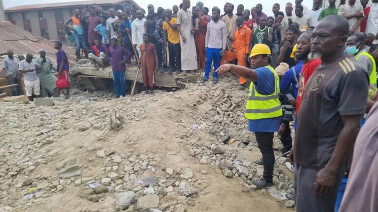 2 storey building collapses in Lagos 2 storey building collapses in Lagos