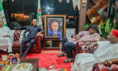  Crisis Saraki leads PDP reconciliation committee to Enugu meets Gov Mbah 