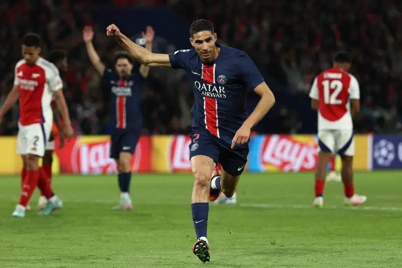 PSG defeat Arsenal to reach Champions League final PSG defeat Arsenal to reach Champions League final