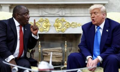  Tensions flare as Trump ambushes Ramaphosa with controversial white genocide video during US South Africa talks 