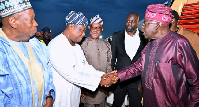 Tinubu returns to Nigeria after attending Pope Leo XIV 8217 s inauguration in Rome Tinubu returns to Nigeria after attending Pope Leo XIV s inauguration in Rome