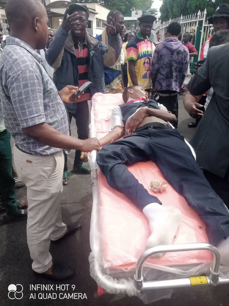 Tears flow as policeman s stray bullet kills WAEC candidate in Ibadan Tears flow as policeman s stray bullet kills WAEC candidate in Ibadan