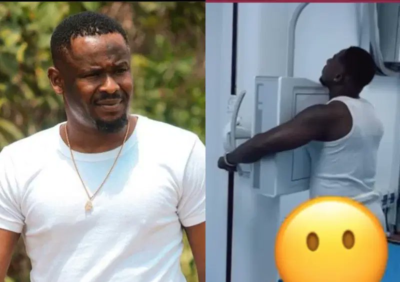 Nollywood Actor Nnadiekwe lands in hospital after on set action scene with Zubby Michael Nollywood Actor Nnadiekwe lands in hospital after on set action scene with Zubby Michael