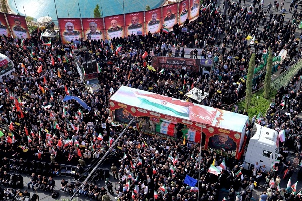 Iran holds mass funeral for top commanders nuclear scientists killed by Israel Iran holds mass funeral for top commanders nuclear scientists killed by Israel