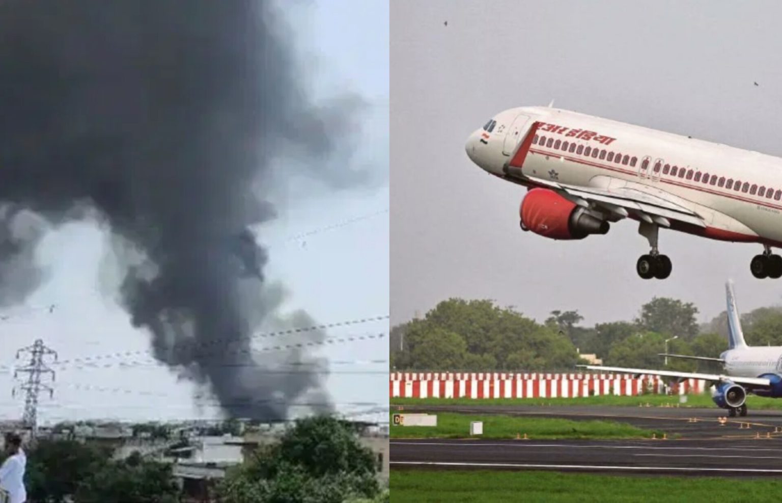 BREAKING Many feared dead as London bound plane crashes with 242 passengers onboard BREAKING Many feared dead as London bound plane crashes with 242 passengers onboard