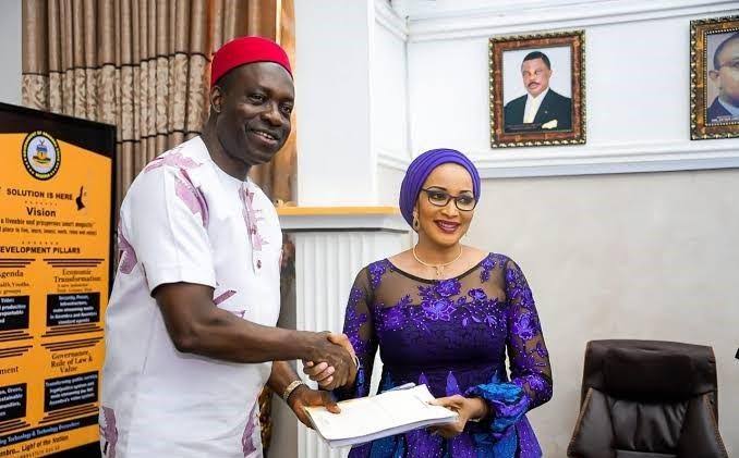Bianca Ojukwu leads delegation to thank Soludo for ministerial appointment Bianca Ojukwu leads delegation to thank Soludo for ministerial appointment
