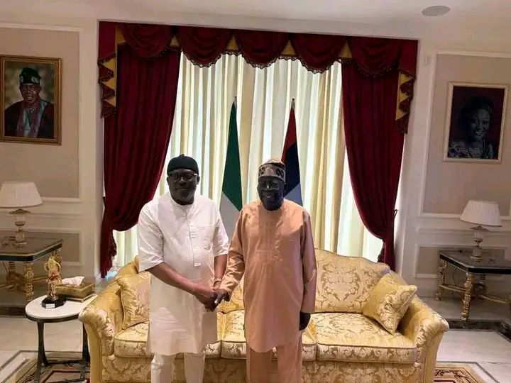 JUST IN Tinubu holds crucial meeting with Fubara in Lagos JUST IN Tinubu holds crucial meeting with Fubara in Lagos