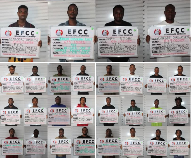 Edo Courts sentence another 34 8216 Yahoo Boys 8217 to prison Edo Courts sentence another 34 Yahoo Boys to prison