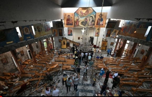Suicide bomber attacks Damascus church kill 20 worshippers Suicide bomber attacks Damascus church kill 20 worshippers