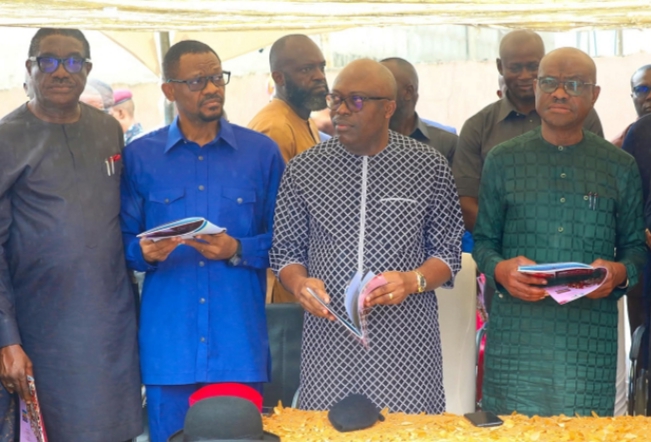Wike Fubara Amaewhule make public appearance in Rivers after peace deal Wike Fubara Amaewhule make public appearance in Rivers after peace deal