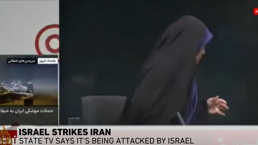Israel bombs Iran s state TV headquarters during live broadcast Israel bombs Iran s state TV headquarters during live broadcast
