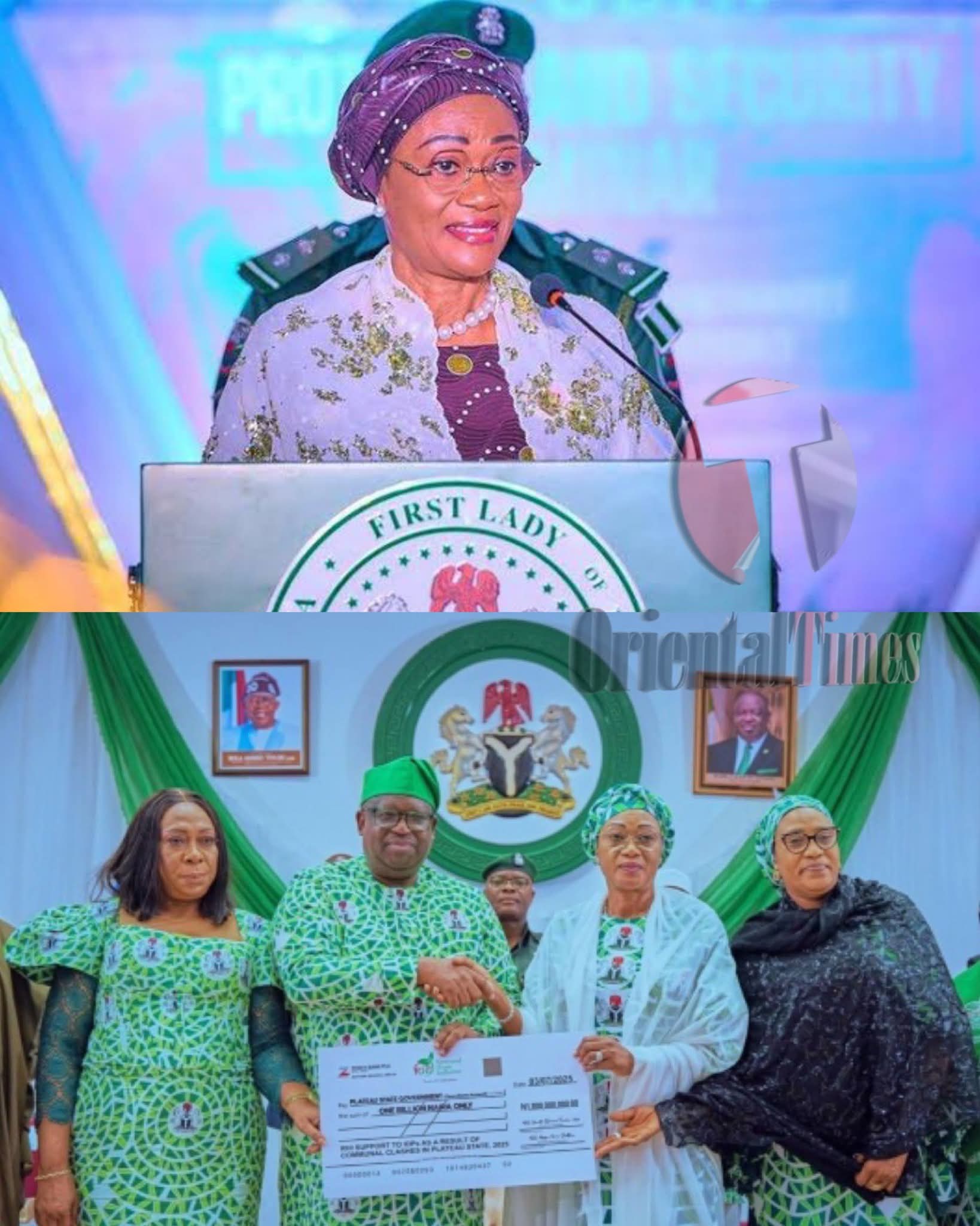  Violent attacks Oluremi Tinubu donates N1bn to Plateau victims 