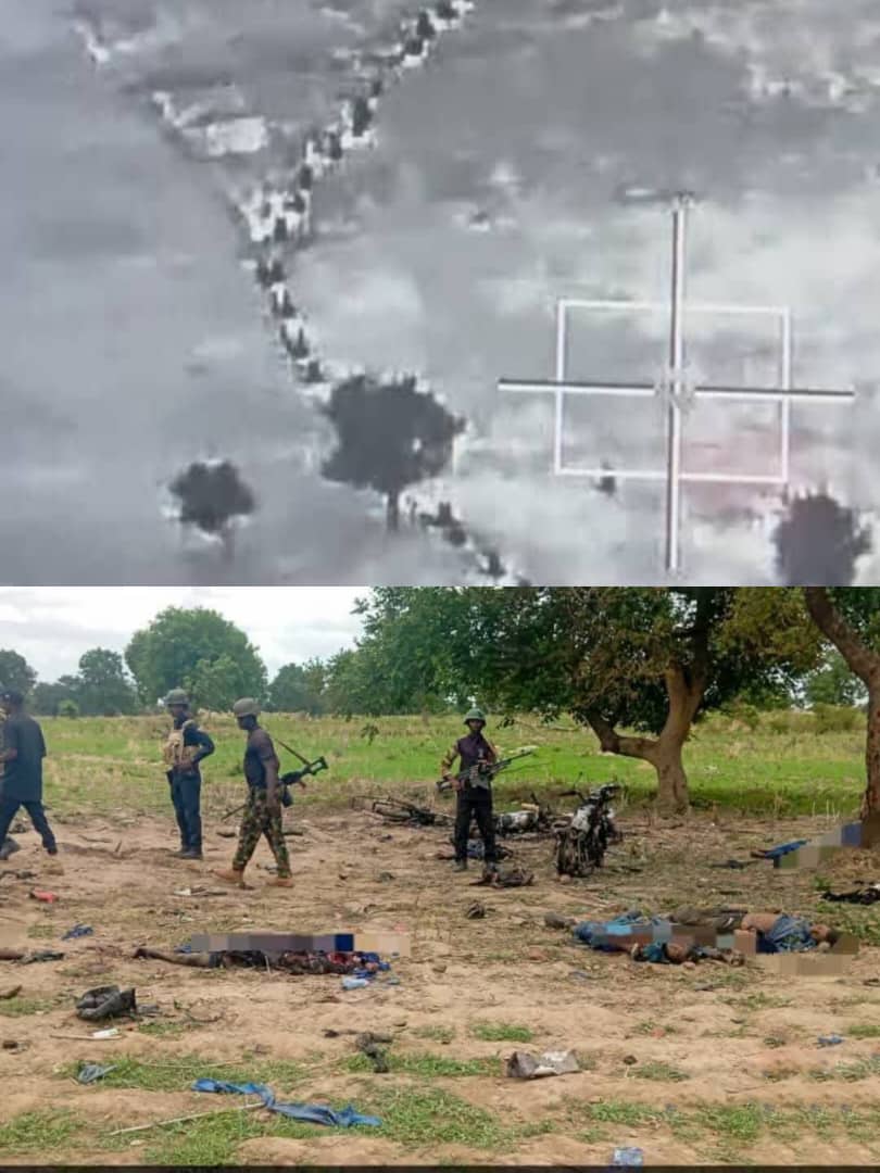 NAF precision airstrikes 8216 roast 8217 dozens of bandits along Zamfara Kebbi route NAF precision airstrikes roast dozens of bandits along Zamfara Kebbi route
