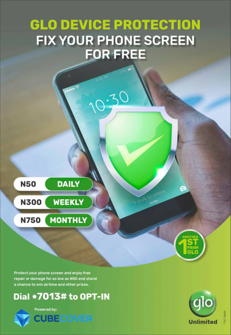  Glo offers protection plan for phone screen water damage 