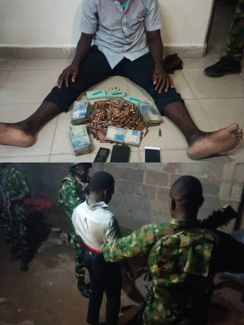 Army DSS capture suspected gun runner recover ammunition cash Army DSS capture suspected gun runner recover ammunition cash