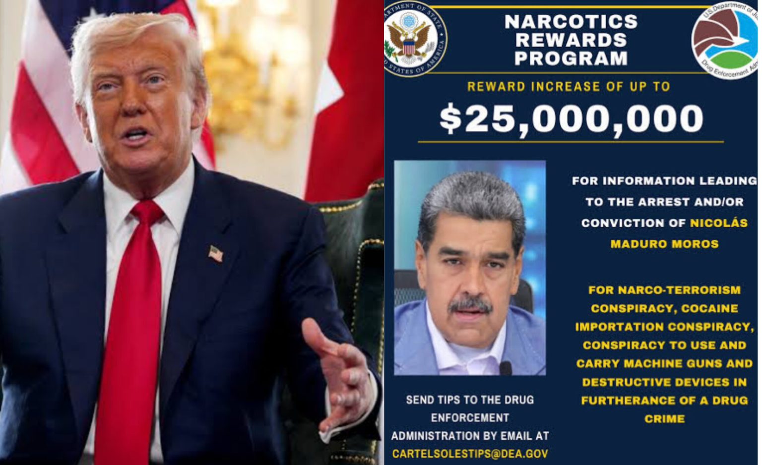 Trump 8217 s administration declares Venezuela s President wanted Trump s administration declares Venezuela s President wanted