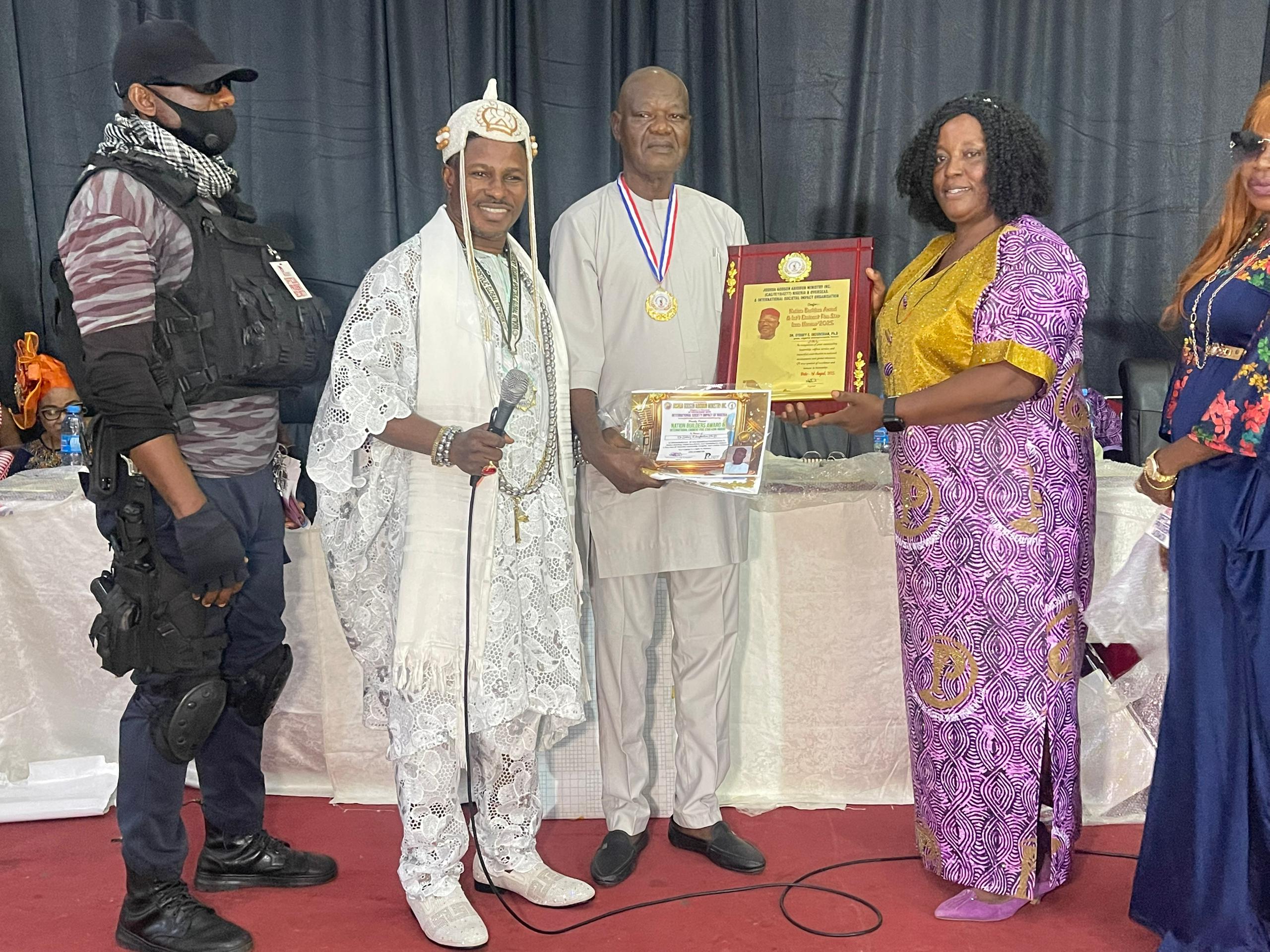 President Of NEF Bags Int 8217 l Eminent Five Star Icon Nation Builder Award President Of NEF Bags Int l Eminent Five Star Icon Nation Builder Award