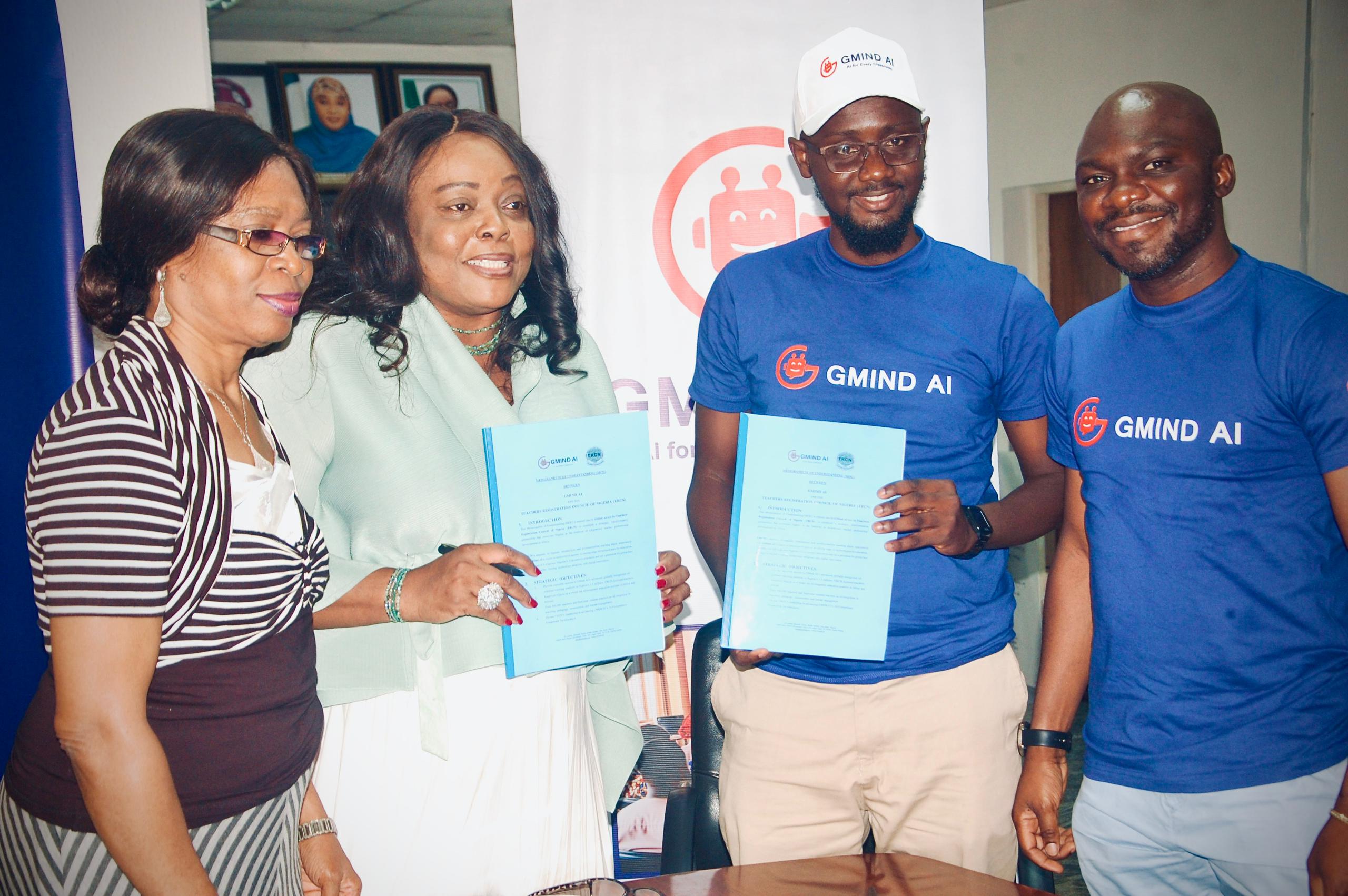  TRCN TGMIND AI formalize agreement to deliver AI teaching platform to all licensed teachers in Nigeria 