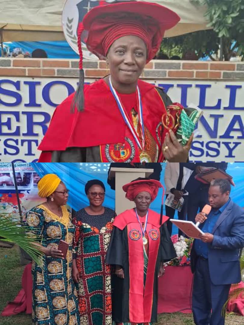 Naomi Adelabu bags Honourary Doctor of Ministry Award dedicates it to God family Naomi Adelabu bags Honourary Doctor of Ministry Award dedicates it to God family