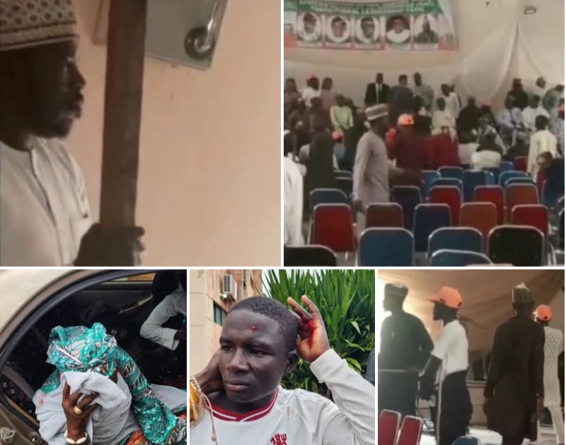 Many injured vehicles vandalised as thugs disrupt El Rufai 8217 s SDP ADC meeting in Kaduna Many injured vehicles vandalised as thugs disrupt El Rufai s SDP ADC meeting in Kaduna