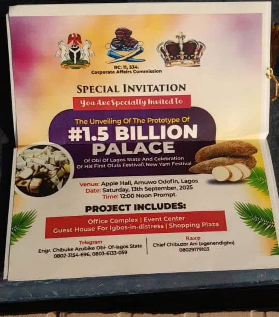  Police arrest Obi of Lagos foil installation ceremony 